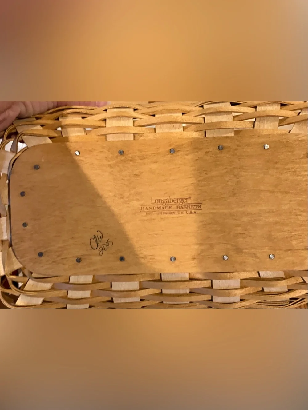 EUC Longaberger Woven Basket Lot of 11 items (see below description) make offer